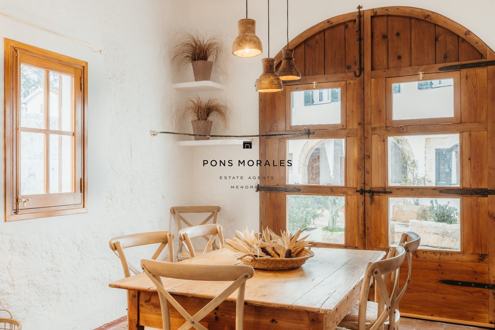 Menjador de Finca rústica de lloguer en Ciutadella de Menorca amb Aire condicionat, Calefacció i Terrassa