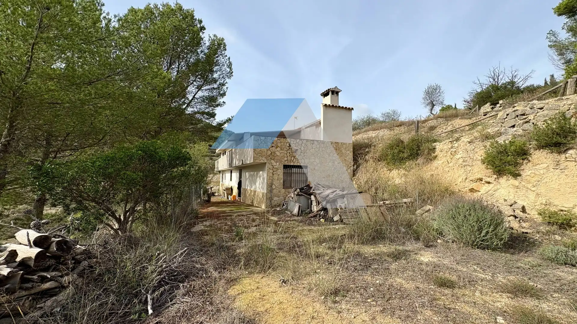 Vista exterior de Casa o chalet en venta en Torremanzanas / La Torre de les Maçanes con Jardín privado
