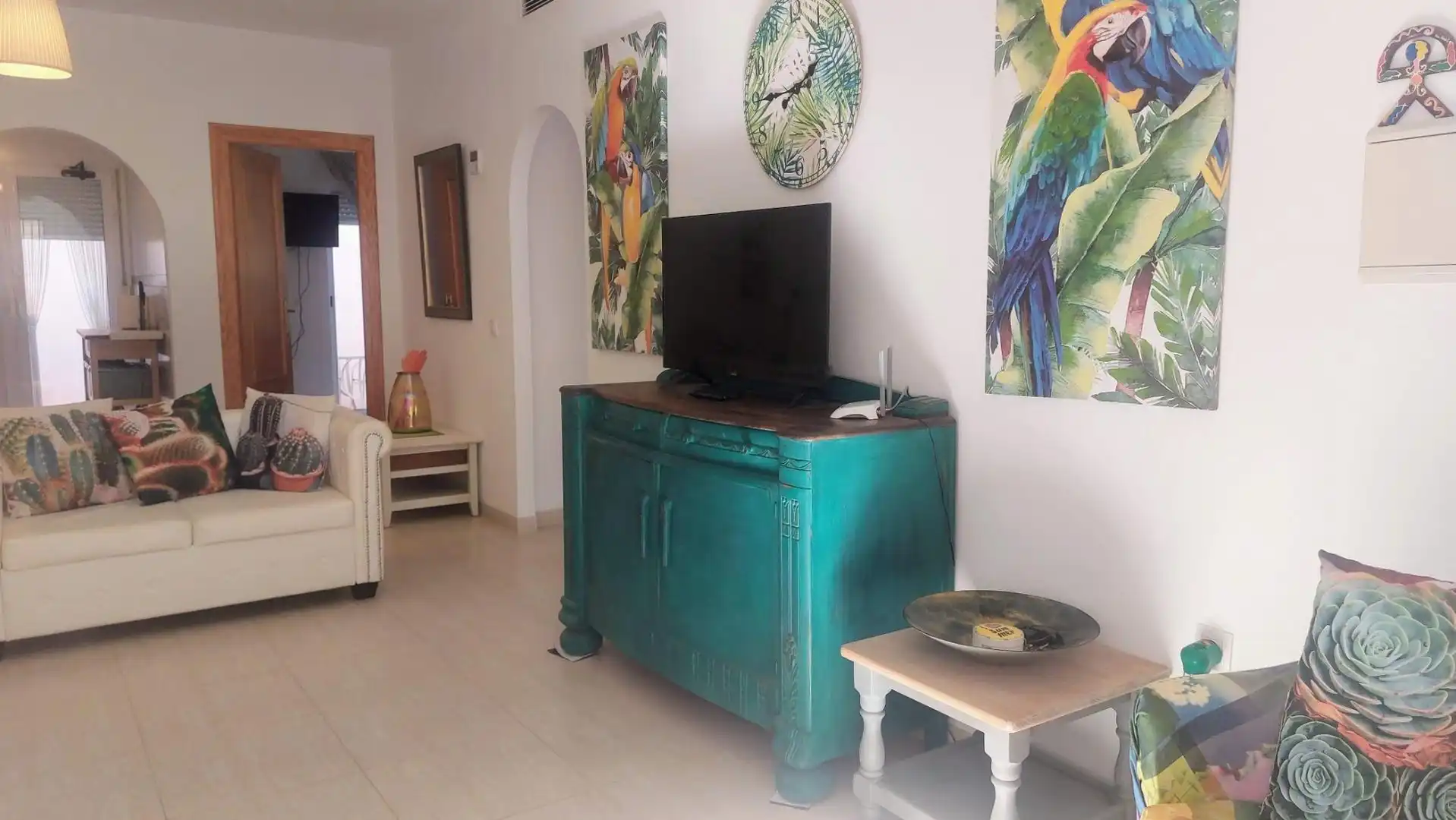 Sala d'estar de Planta baixa en venda en Cuevas del Almanzora amb Aire condicionat, Calefacció i Piscina comunitària