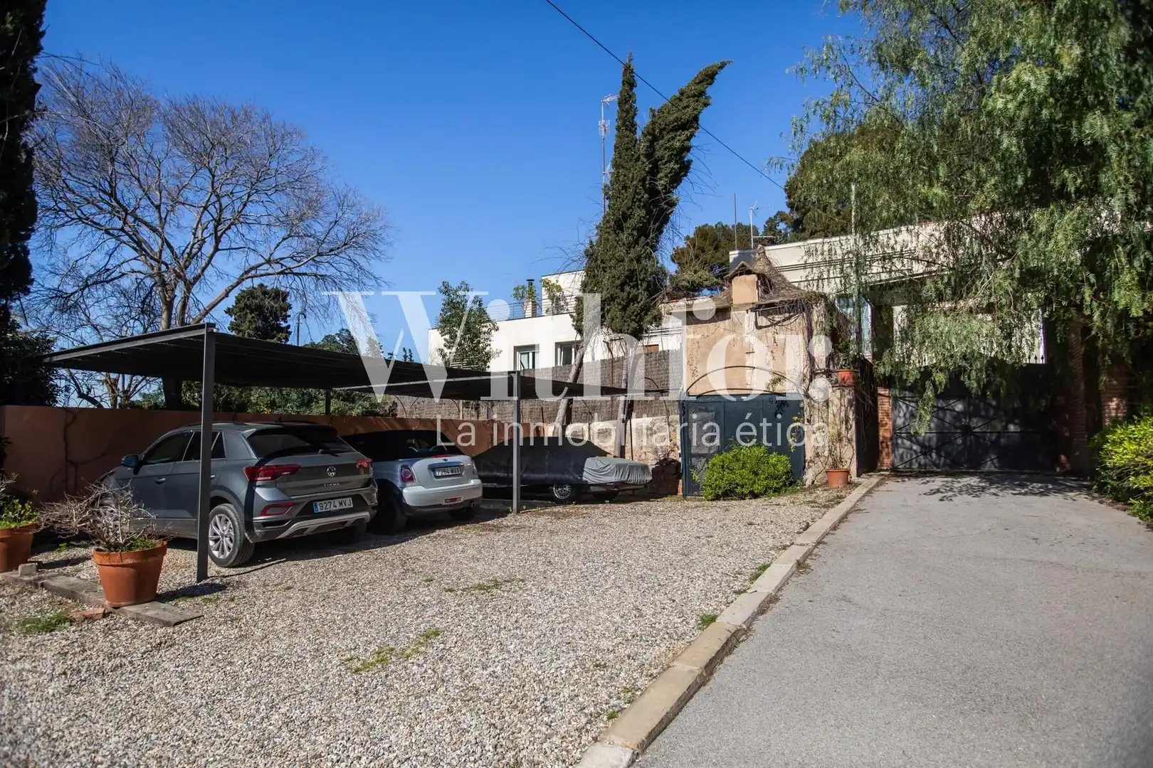 Parking of Houses for rent in Esplugues de Llobregat  with Air Conditioner, Heating and Private garden