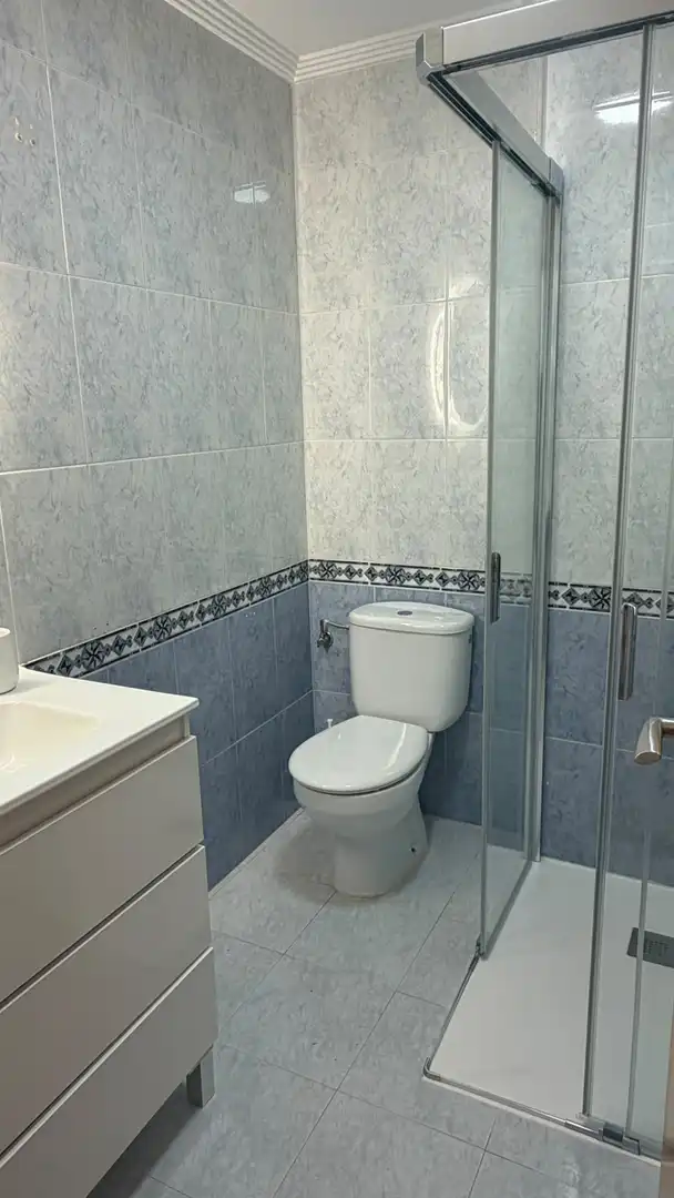 Bany de Casa adosada de lloguer en Olite / Erriberri amb Calefacció, Jardí privat i Parquet