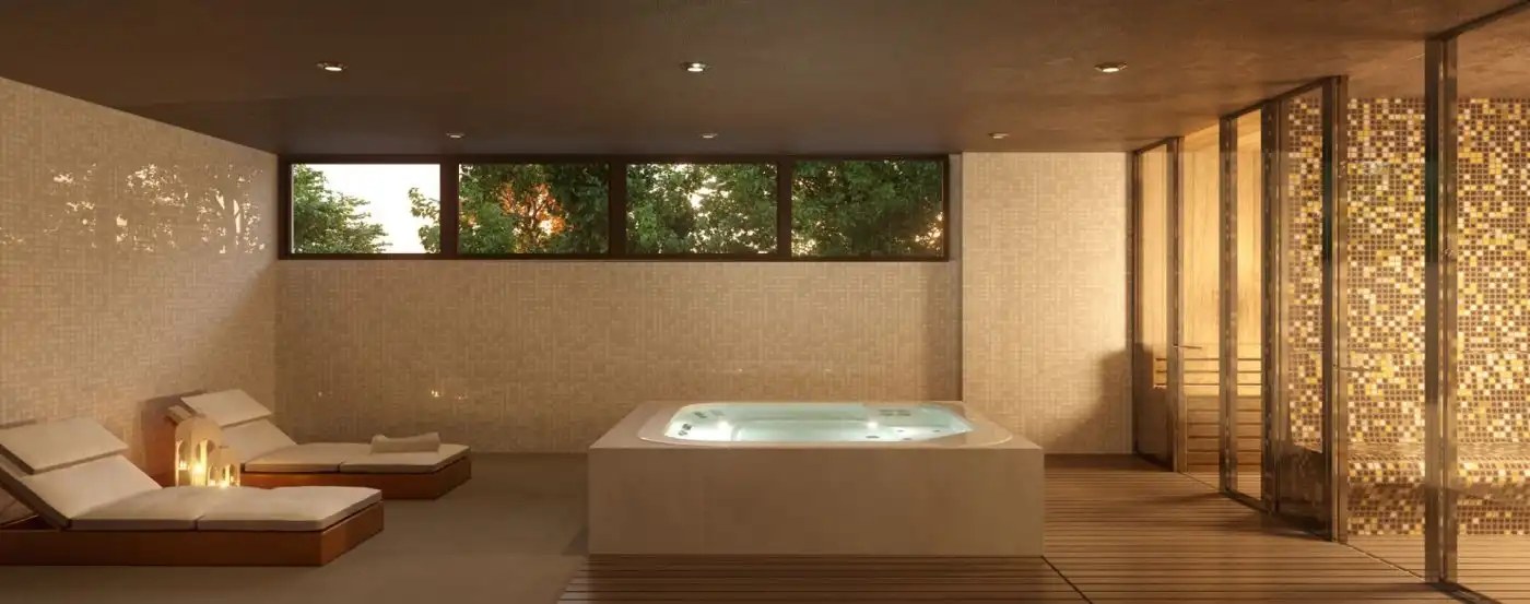 Baño de Casa adosada en venta en Mijas con Aire acondicionado, Calefacción y Jardín privado