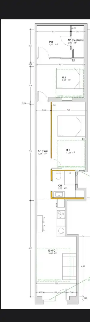 Piso en venta en Barcelona con Aire acondicionado, Calefacción y Parquet