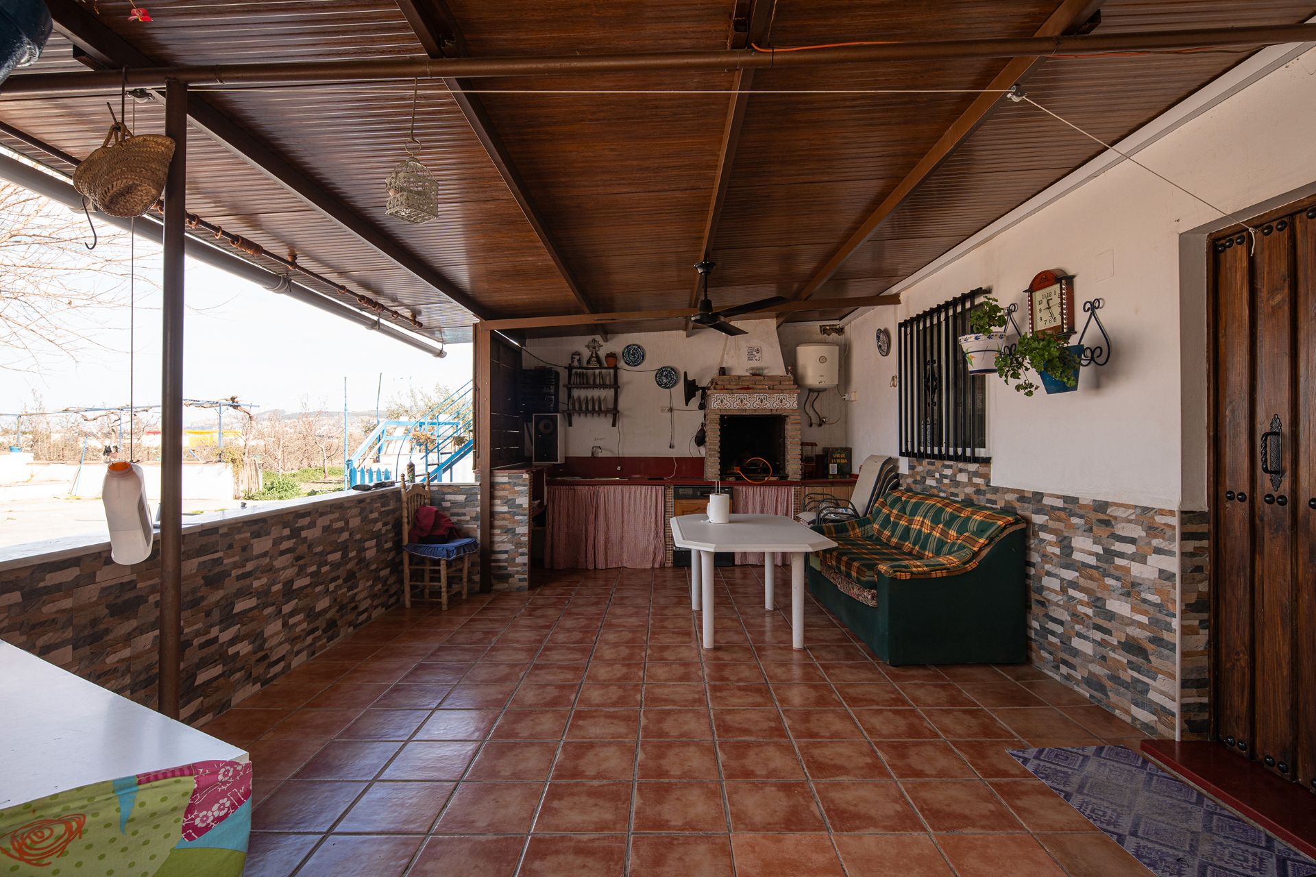 Terrace of Country house for sale in La Zubia  with Air Conditioner, Heating and Swimming Pool