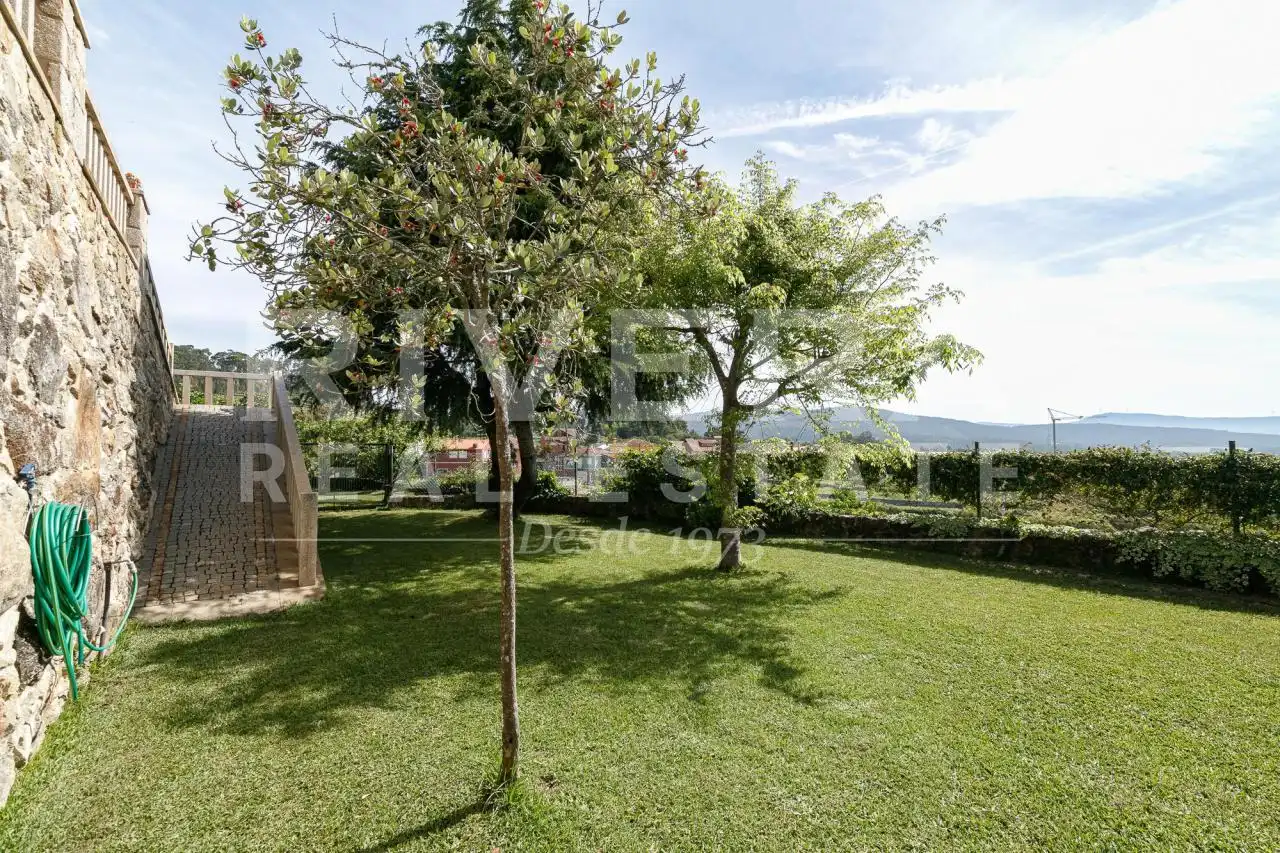 Jardín de Casa o chalet en venta en O Rosal   con Calefacción, Jardín privado y Terraza