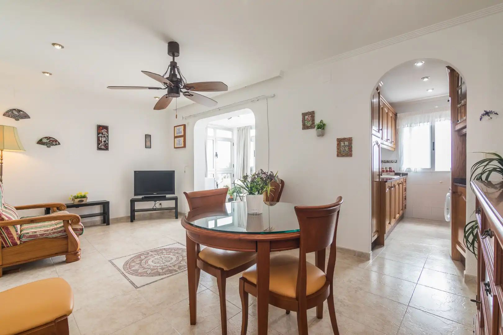 Dining room of Flat for sale in Santa Pola  with Furnished