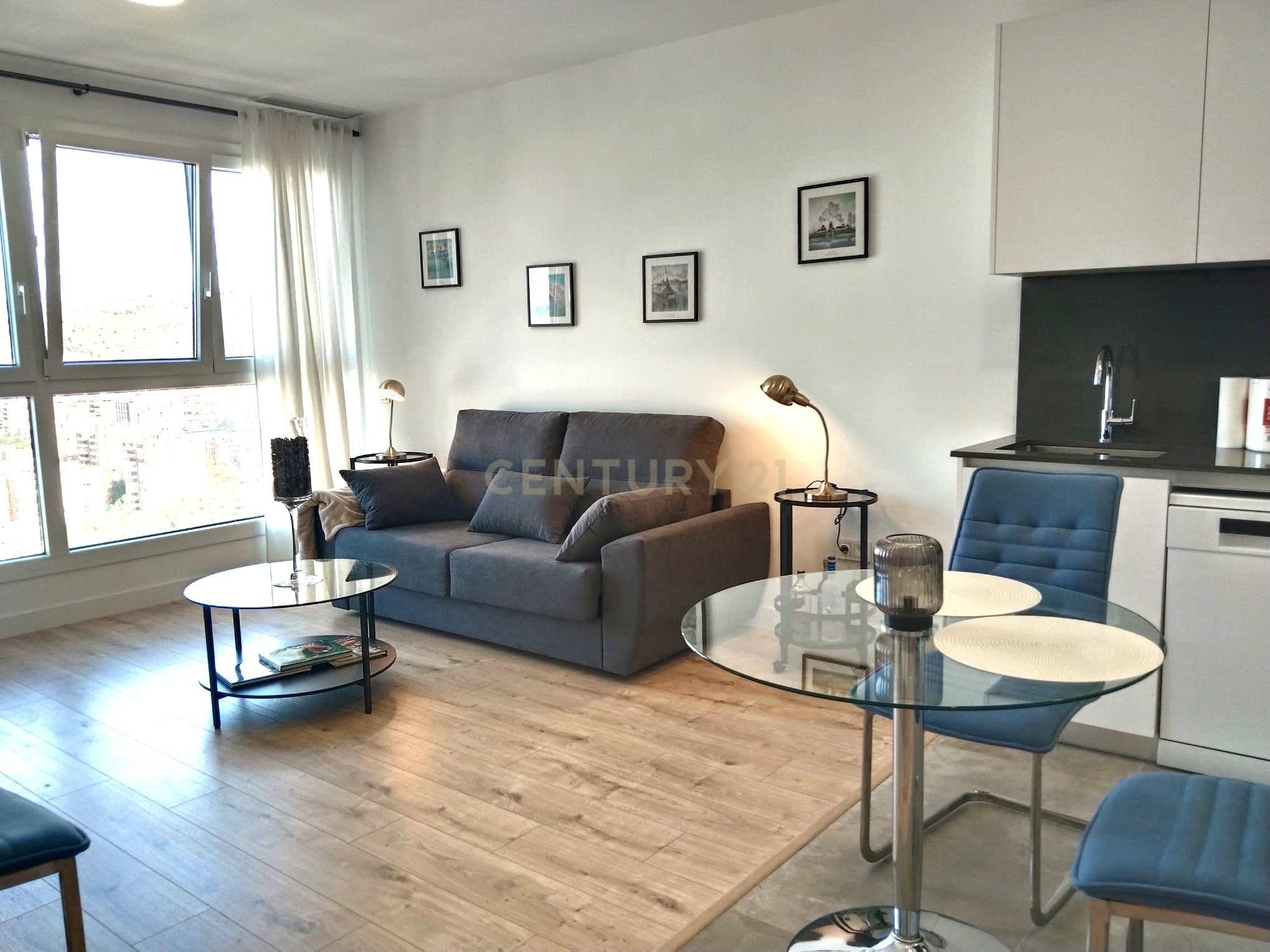 Sala d'estar de Pis de lloguer en Málaga Capital amb Aire condicionat