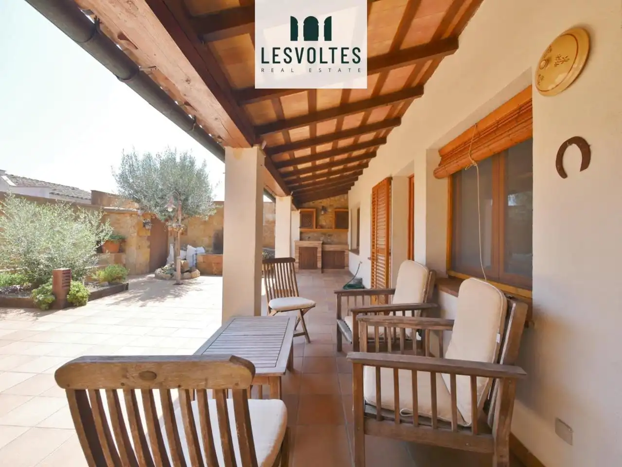 Terraza de Casa o chalet en venta en Mont-ras con Calefacción, Jardín privado y Terraza
