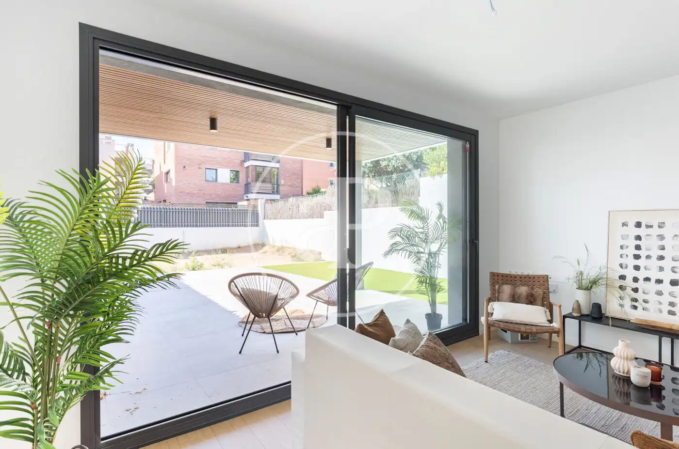 Terrasse von Wohnung zum Verkauf in Sant Cugat del Vallès mit Klimaanlage, Heizung und Privatgarten