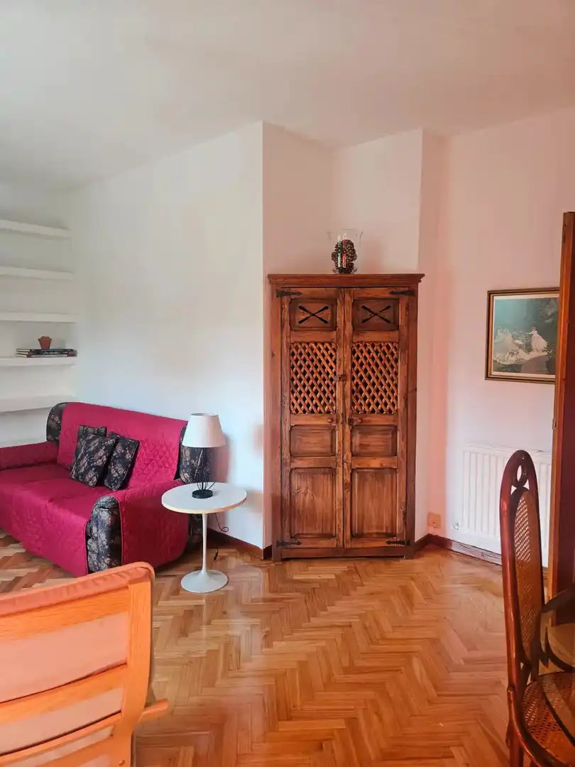 Sala d'estar de Pis de lloguer en Madrid amb Aire condicionat, Calefacció i Terrassa