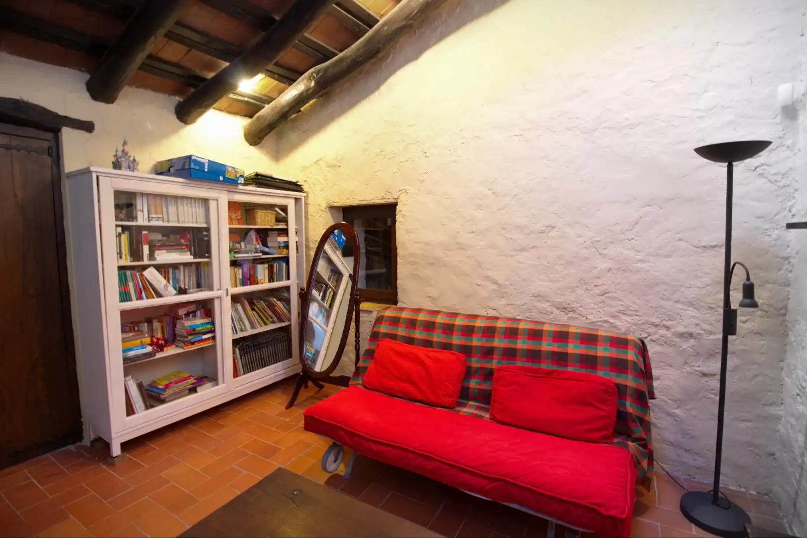 Sala d'estar de Finca rústica en venda en El Catllar  amb Calefacció, Jardí privat i Piscina