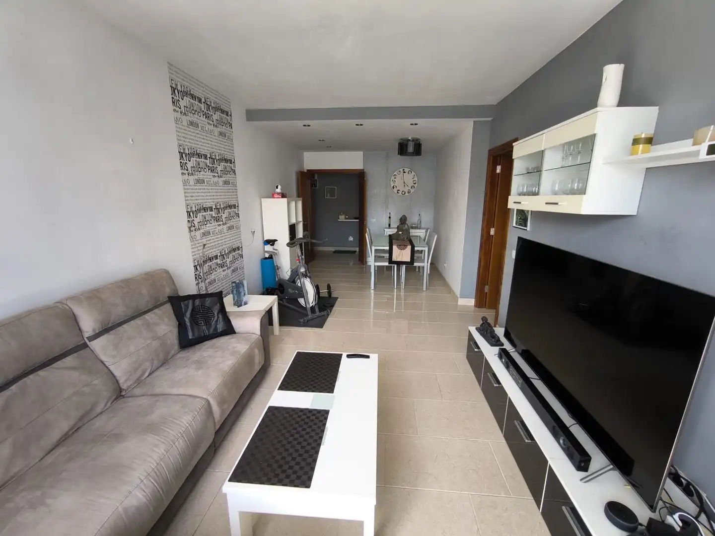 Sala d'estar de Pis de lloguer en Las Palmas de Gran Canaria