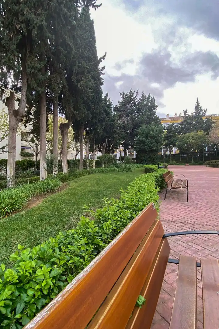Jardín de Dúplex en venta en Marbella con Aire acondicionado, Terraza y Trastero