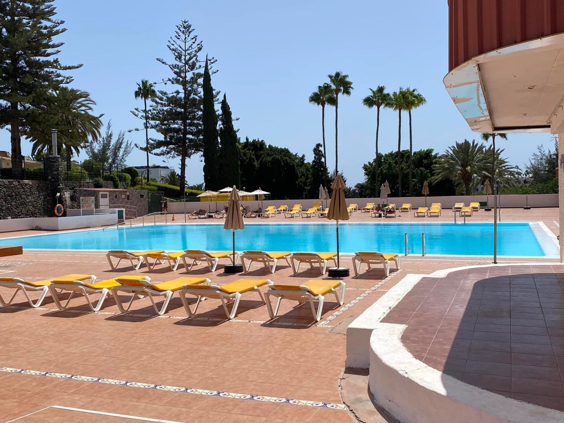 Piscina de Casa o xalet de lloguer en San Bartolomé de Tirajana amb Aire condicionat, Jardí privat i Terrassa