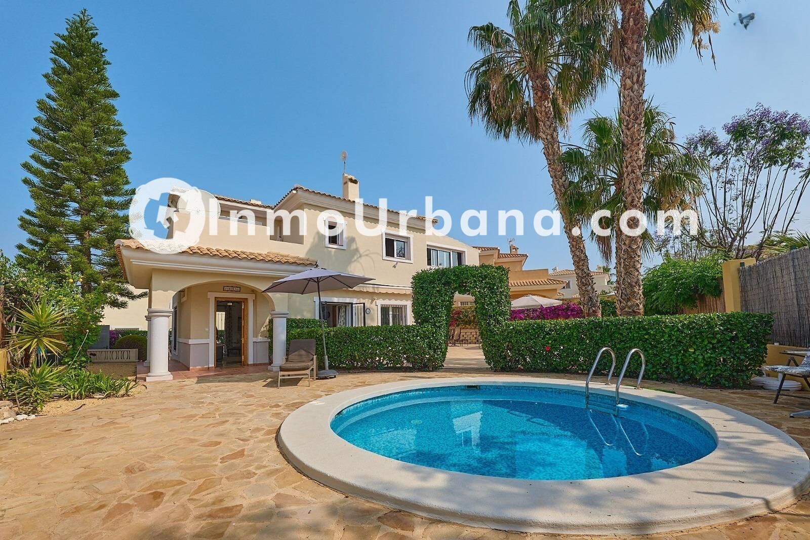 Exterior view of House or chalet for sale in Mutxamel  with Air Conditioner, Heating and Private garden