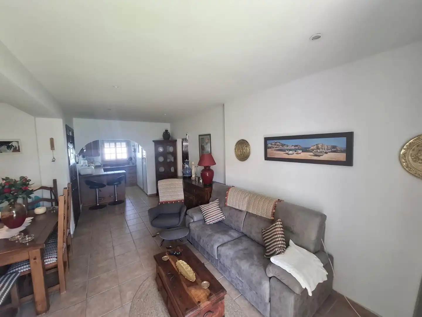 Living room of Houses for sale in Málaga  with Air Conditioner, Private garden and Swimming Pool