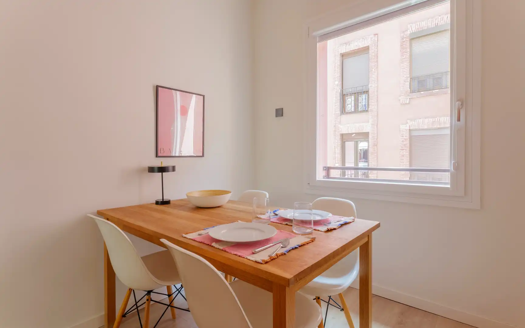 Dining room of Flat for rent in Madrid  with Heating and Furnished