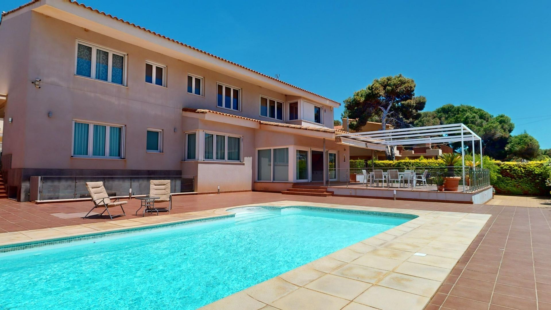 Swimming pool of House or chalet for sale in Águilas  with Air Conditioner, Private garden and Terrace