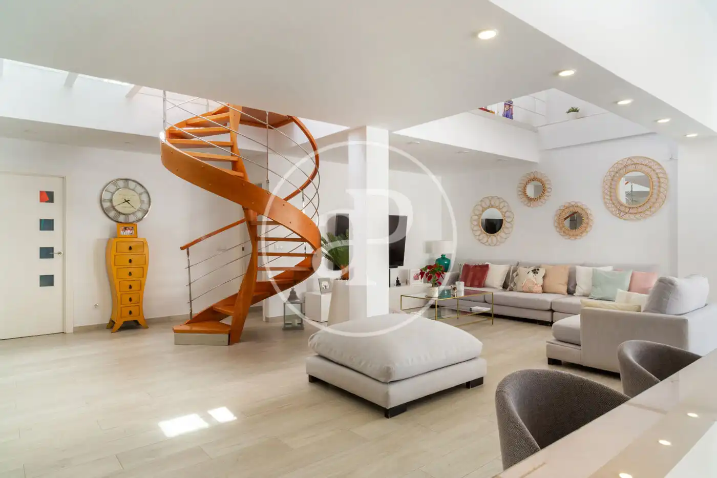 Sala de estar de Casa o chalet en venta en Riba-roja de Túria con Aire acondicionado, Calefacción y Jardín privado