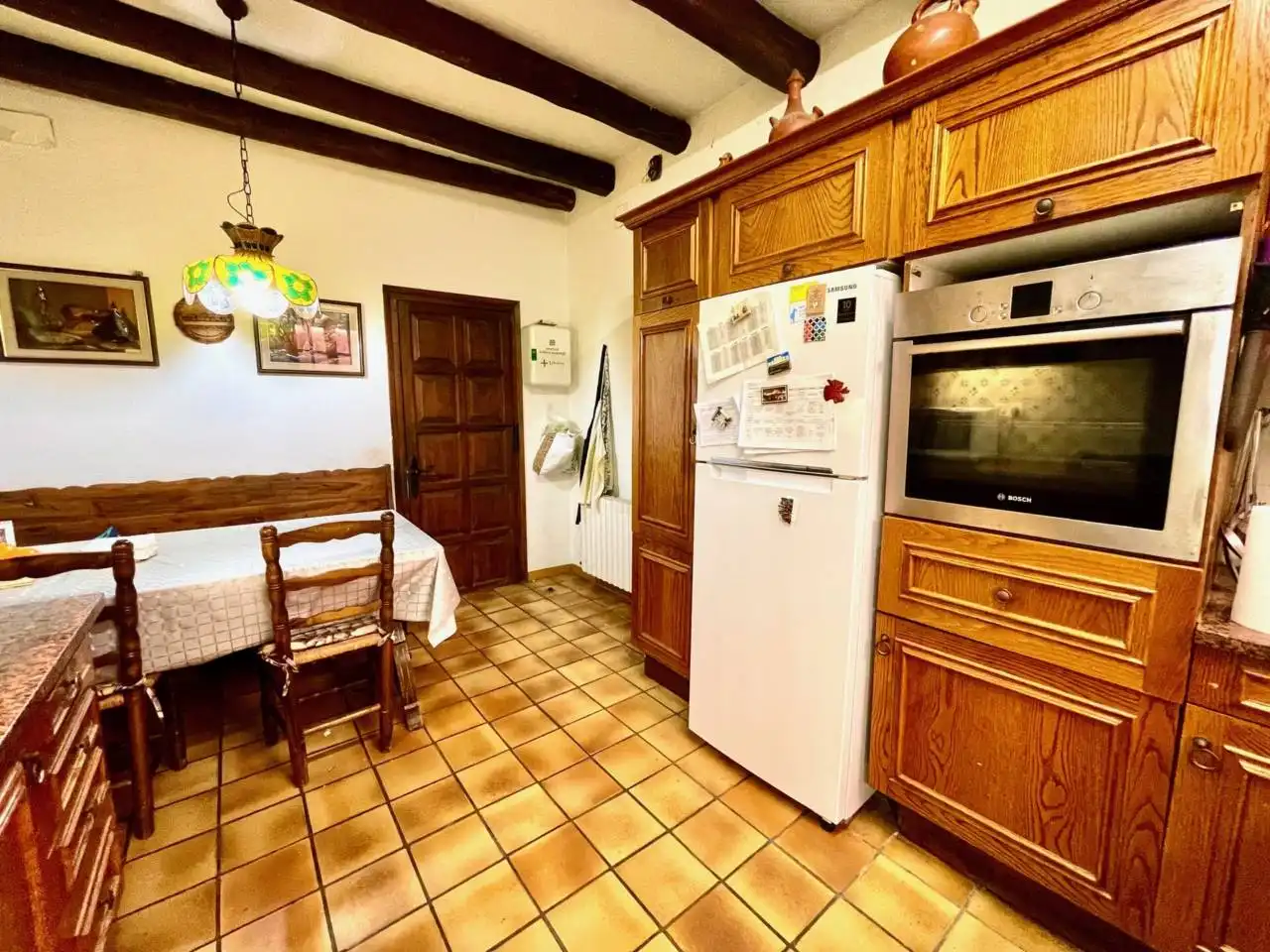 Cuina de Finca rústica en venda en Castellgalí amb Calefacció, Jardí privat i Terrassa