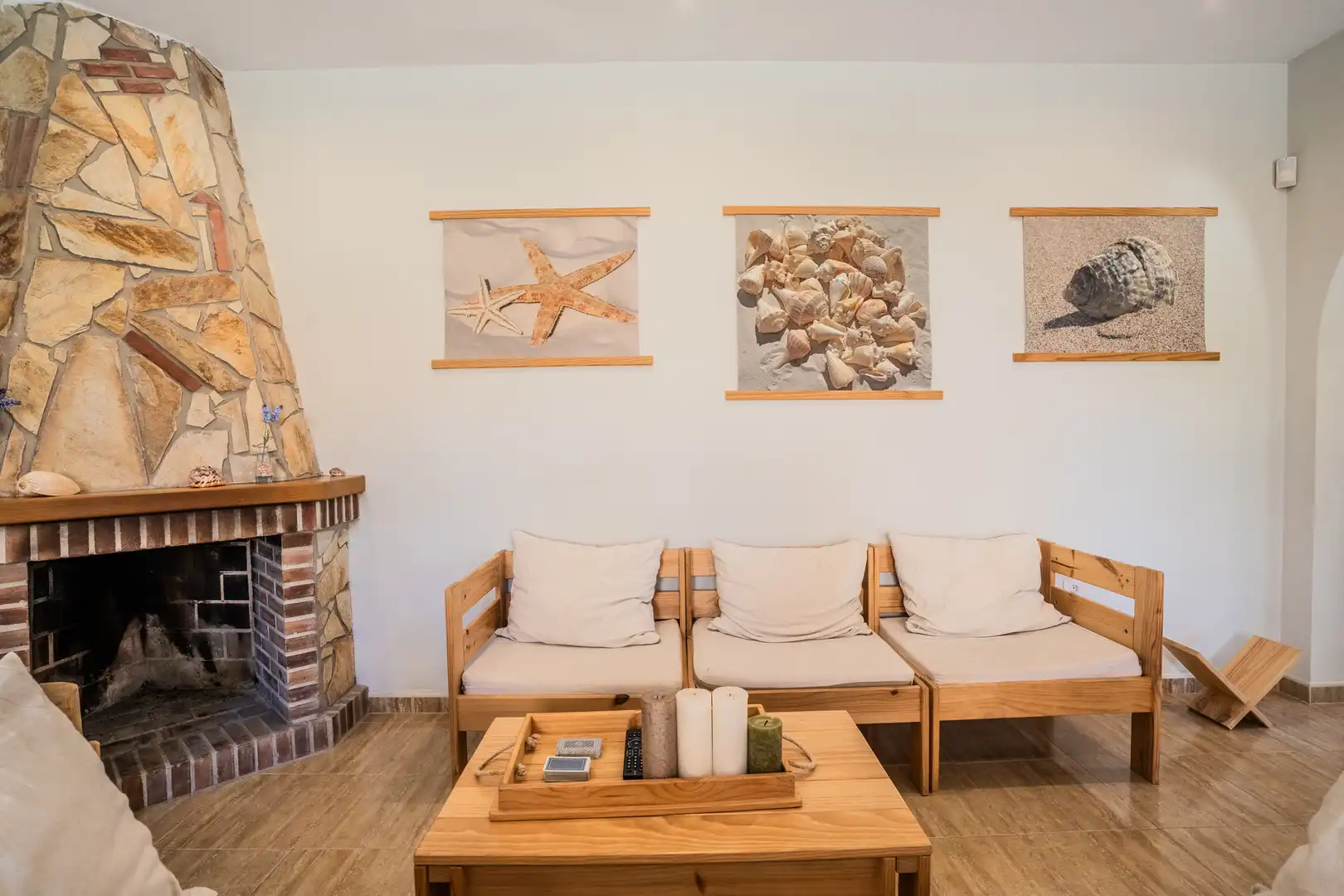 Sala de estar de Casa o chalet en venta en L'Ametlla de Mar  con Aire acondicionado, Calefacción y Terraza
