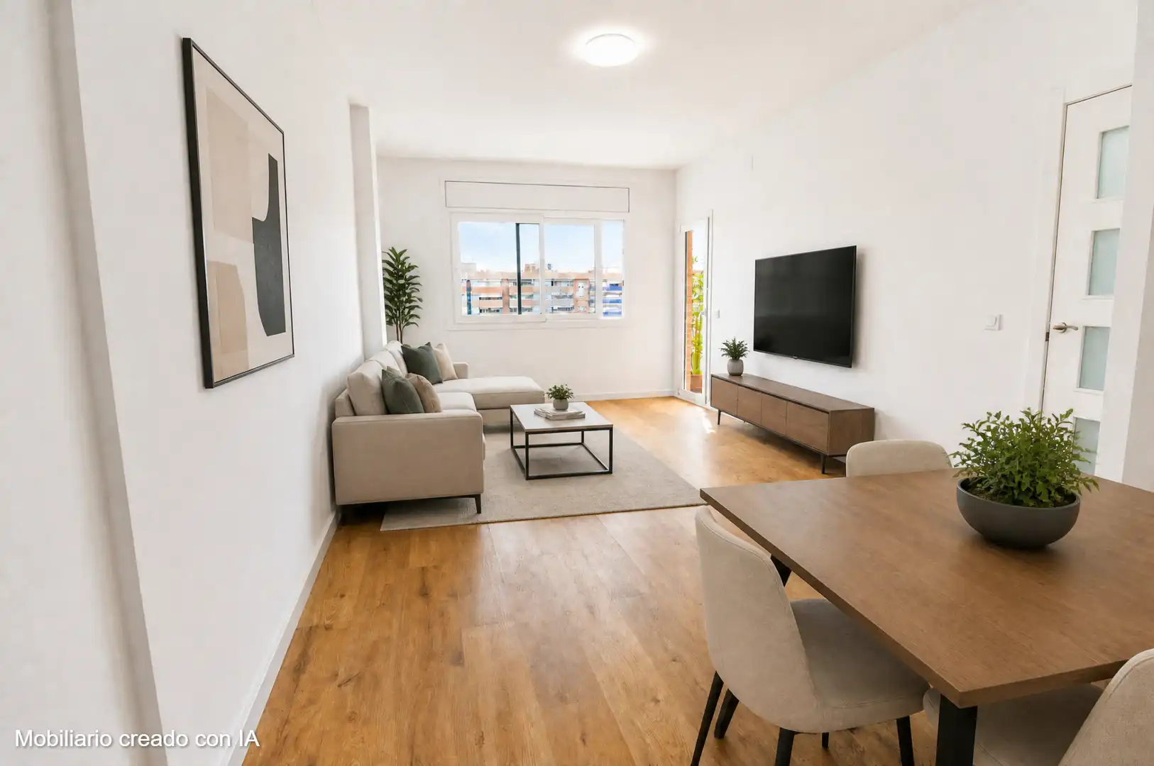 Sala de estar de Piso en venta en  Barcelona Capital con Horno y Balcón