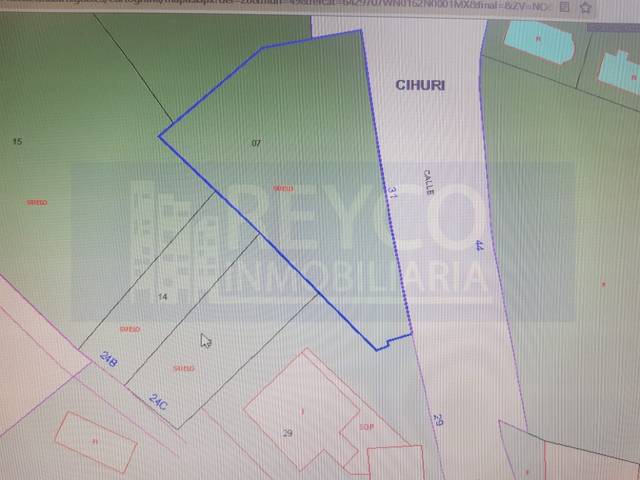 Terreno residencial en Venta en Calle Horno en Cihuri