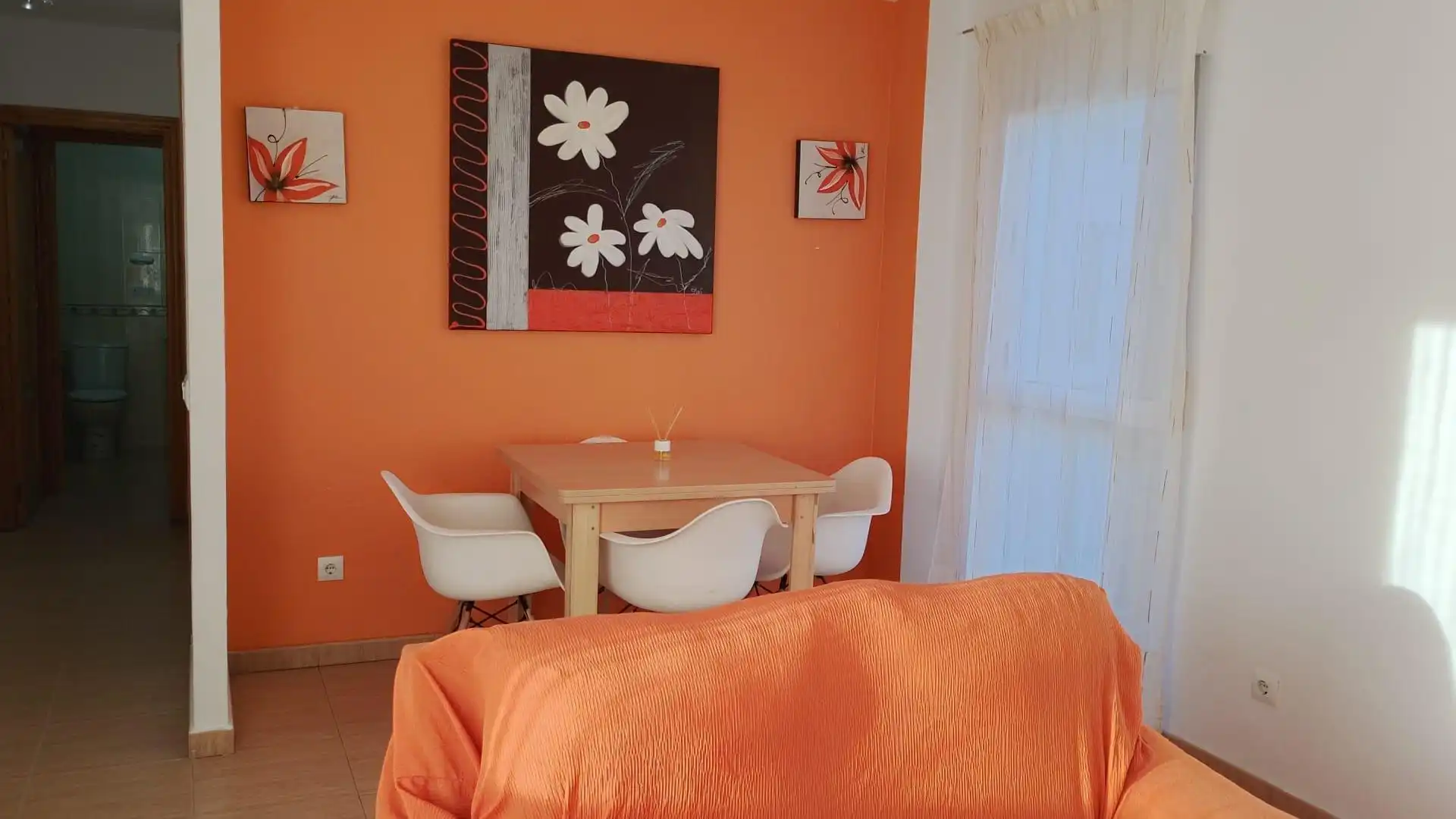 Sala de estar de Piso en venta en Cartagena con Aire acondicionado, Trastero y Amueblado