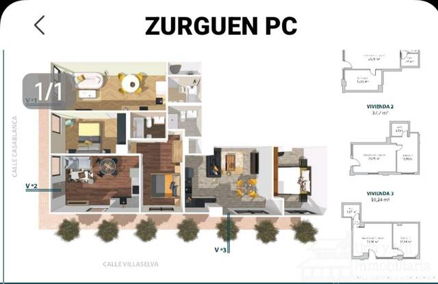Apartamento en Venta en Villaselva en Zurguén