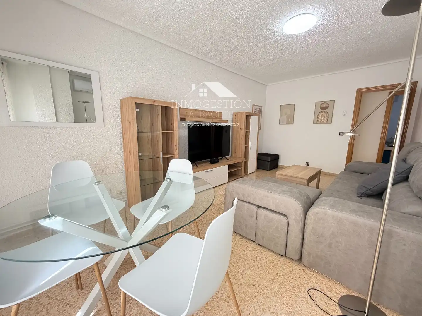 Living room of Flat for sale in Albacete  with Air Conditioner, Heating and Terrace