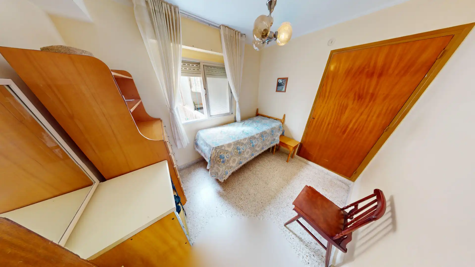 Bedroom of Flat for sale in Alicante / Alacant  with Parquet flooring, Terrace and Furnished