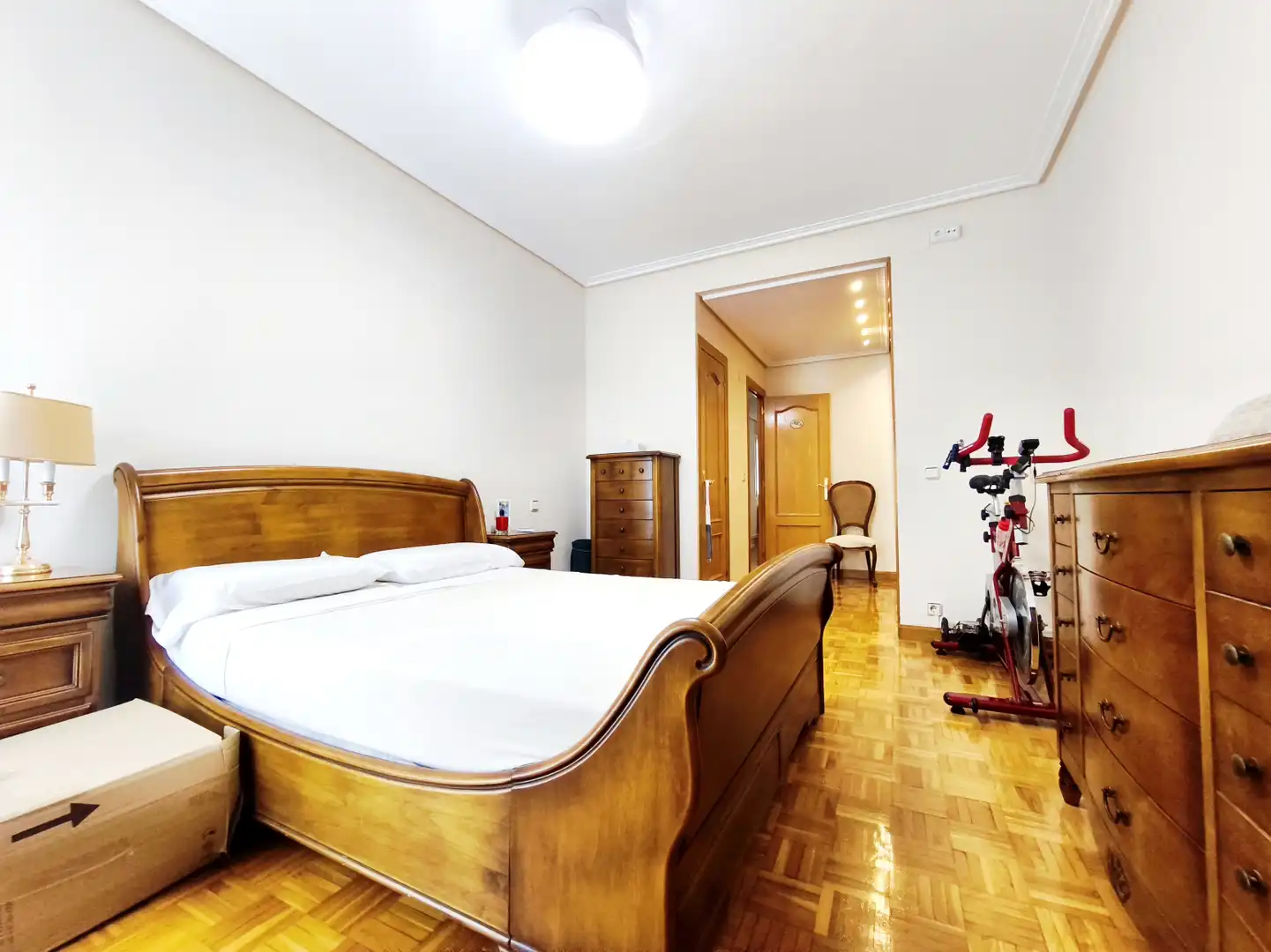 Bedroom of Flat for sale in  Logroño  with Heating, Parquet flooring and Storage room
