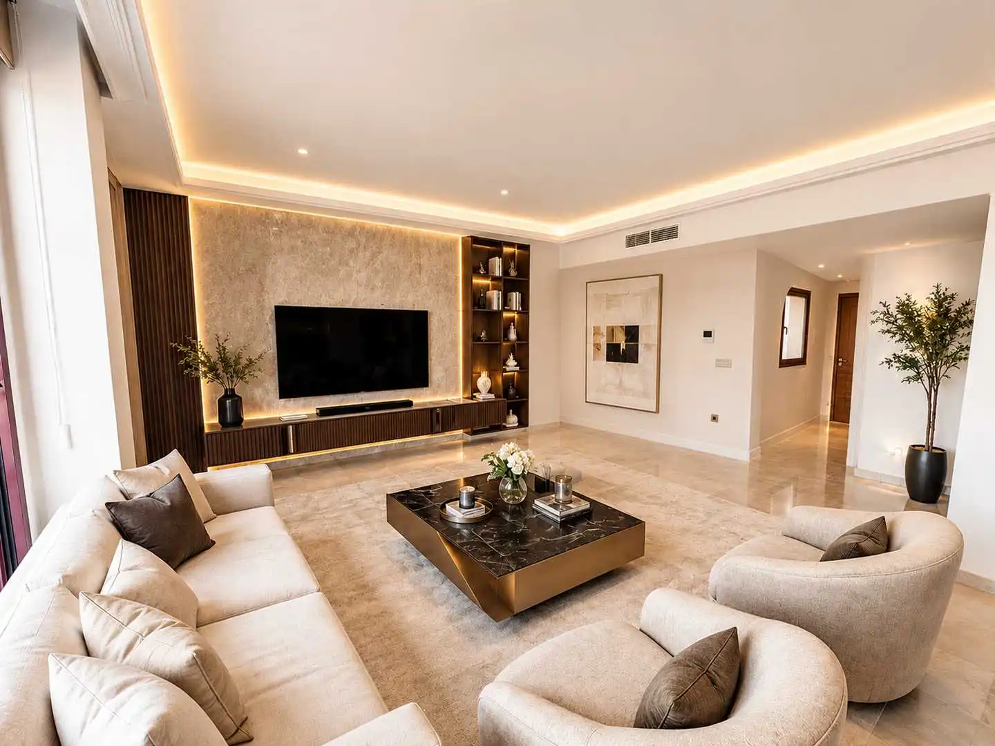 Sala de estar de Ático en venta en Casares con Aire acondicionado, Calefacción y Terraza
