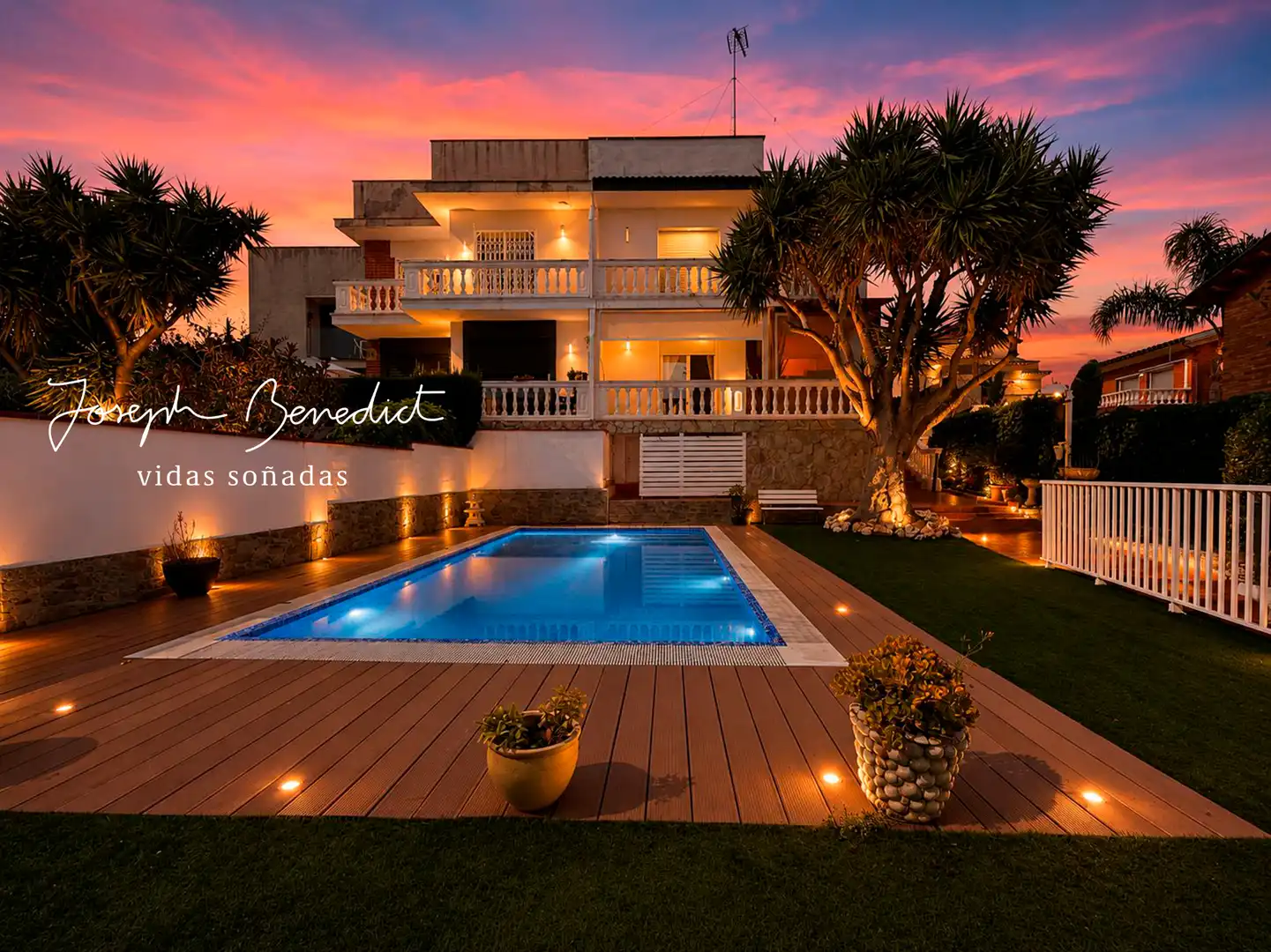 Garden of Houses for sale in Castelldefels  with Air Conditioner, Heating and Private garden