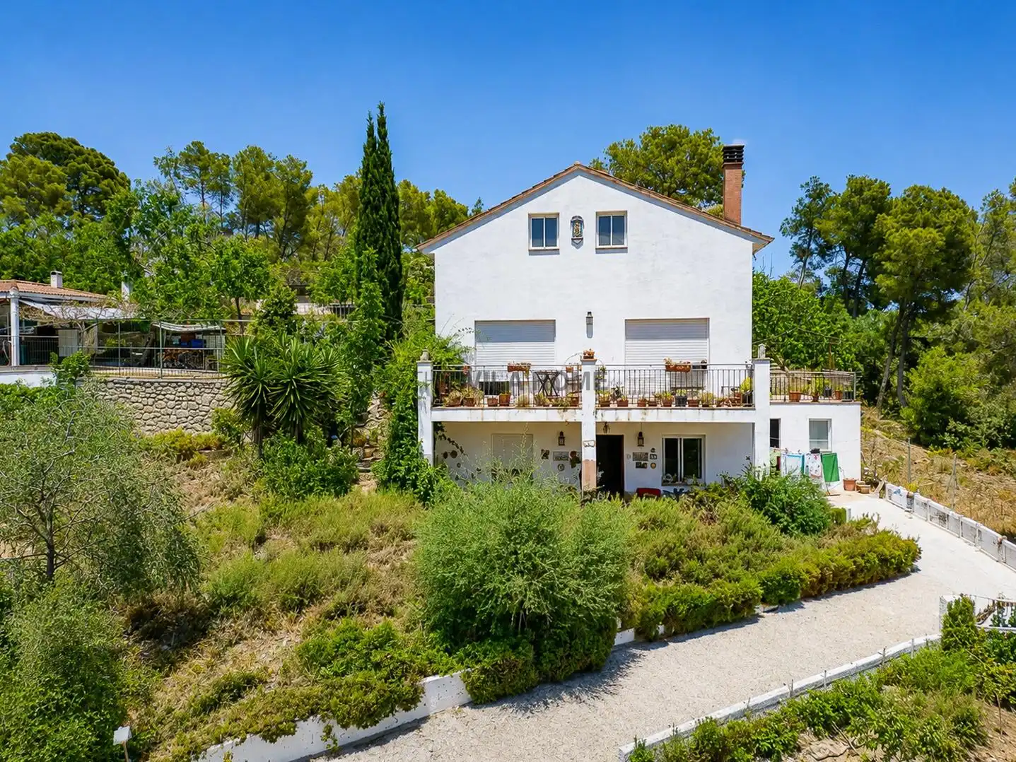 Vista exterior de Casa o xalet en venda en Olivella amb Calefacció, Jardí privat i Terrassa