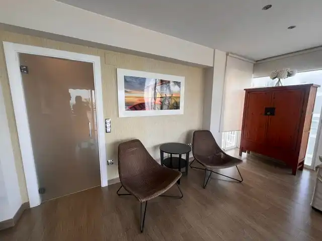 Sala d'estar de Apartament en venda en Benicasim / Benicàssim amb Aire condicionat, Terrassa i Traster