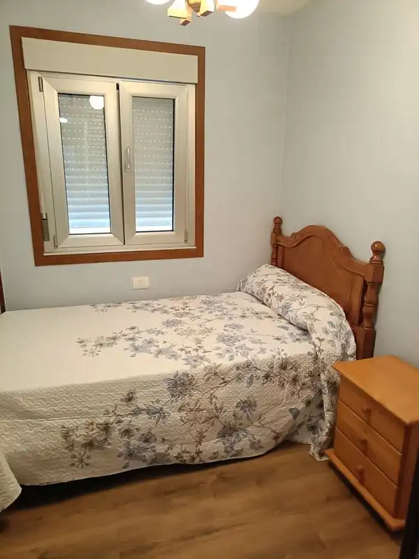 Bedroom of Flat for rent in Foz  with Heating, Furnished and Oven