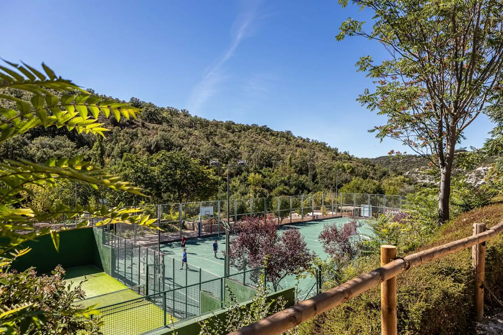 Garten von Einfamilien-Reihenhaus zum Verkauf in Olmeda de las Fuentes mit Heizung und Terrasse