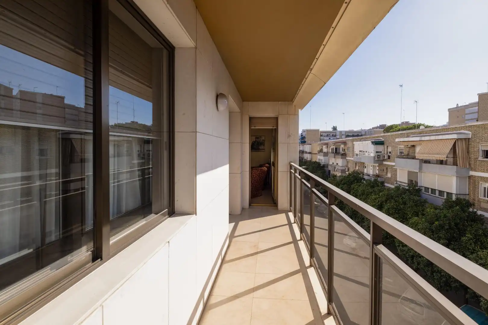 Balcony of Flat for sale in Sevilla  with Air Conditioner, Heating and Terrace