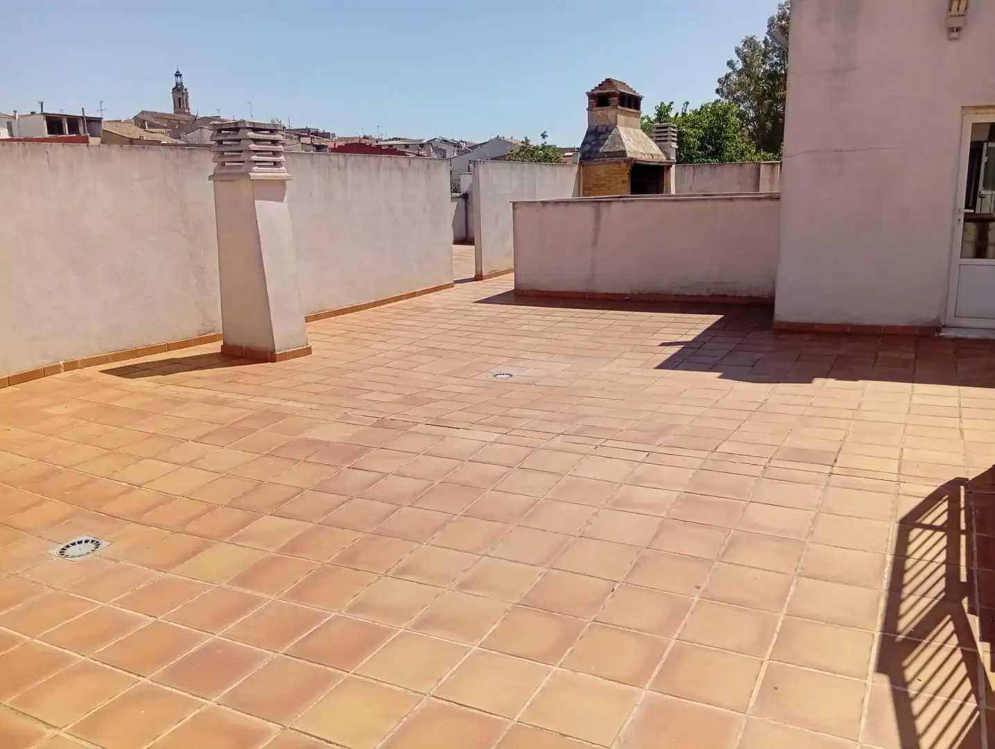 Terrace of Flat for sale in La Pobla del Duc  with Air Conditioner, Furnished and Community pool