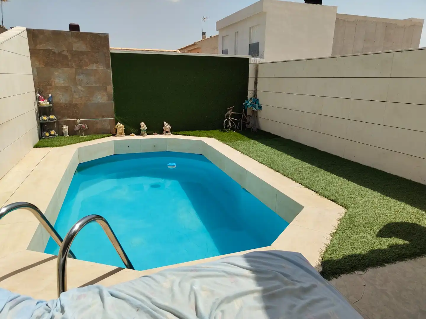 Piscina de Casa adosada en venda en Las Torres de Cotillas amb Jardí privat, Terrassa i Piscina