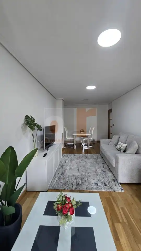 Sala de estar de Piso en venta en Moaña con Calefacción, Terraza y Trastero