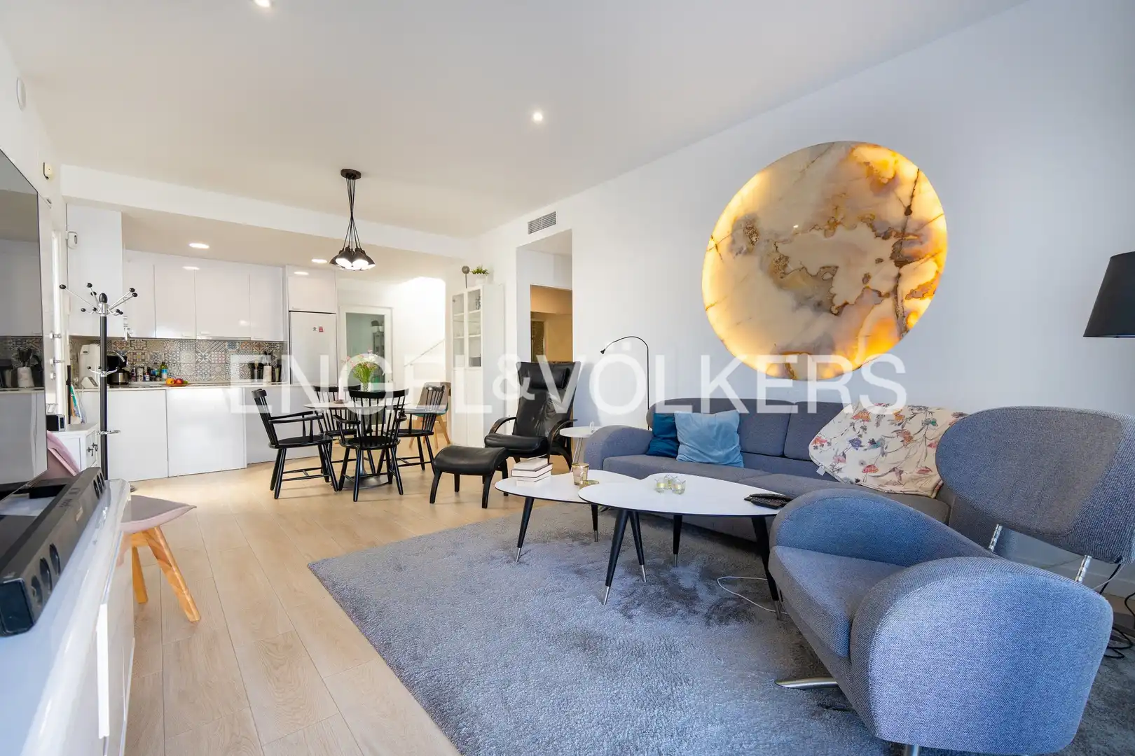 Sala de estar de Casa o chalet en venta en San Pedro del Pinatar con Aire acondicionado, Calefacción y Jardín privado