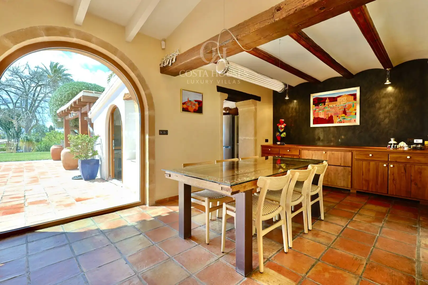 Kitchen of Houses for sale in Jávea / Xàbia  with Air Conditioner, Private garden and Terrace