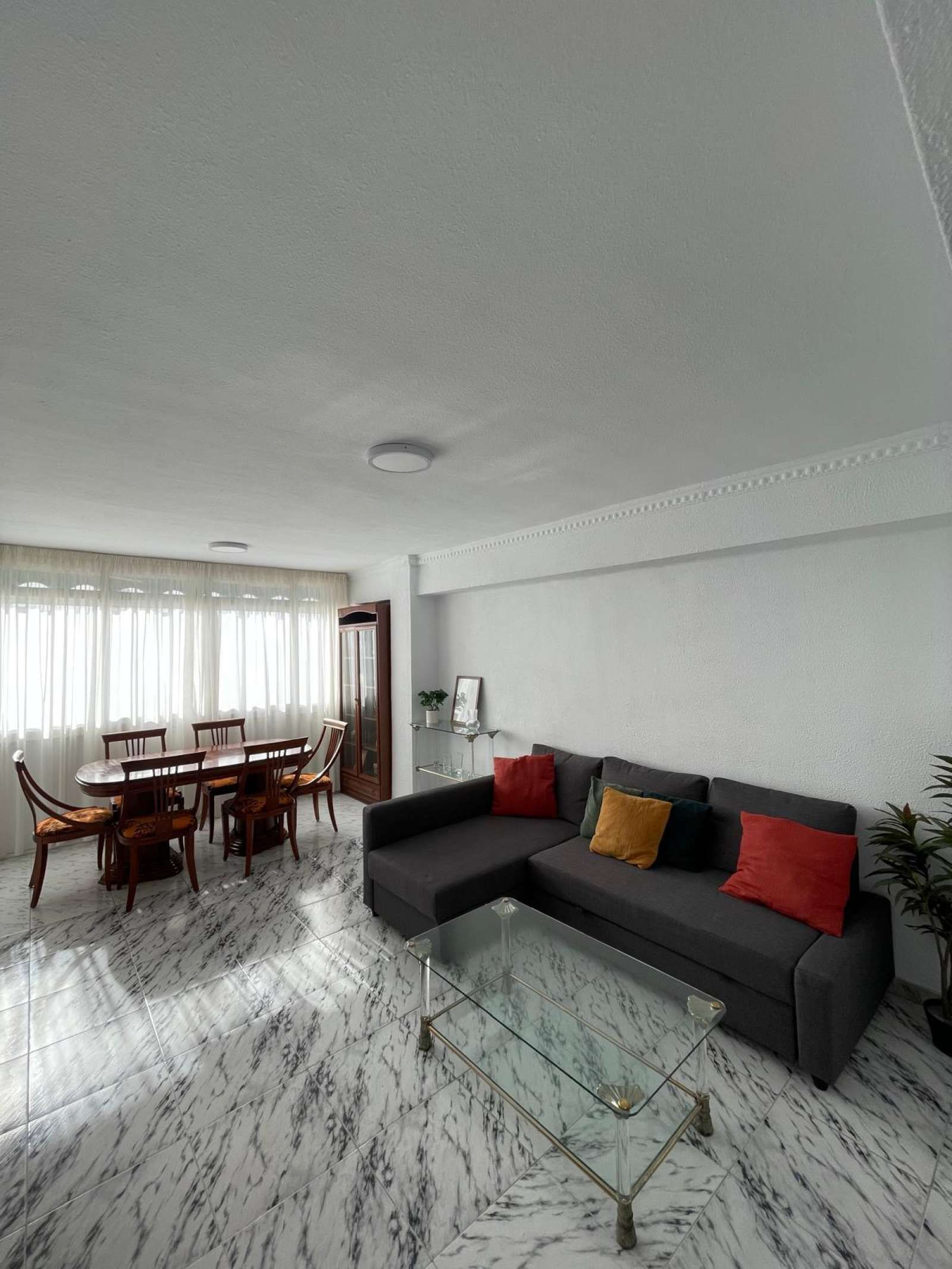 Sala d'estar de Apartament per a compartir en Málaga Capital amb Aire condicionat, Terrassa i Moblat