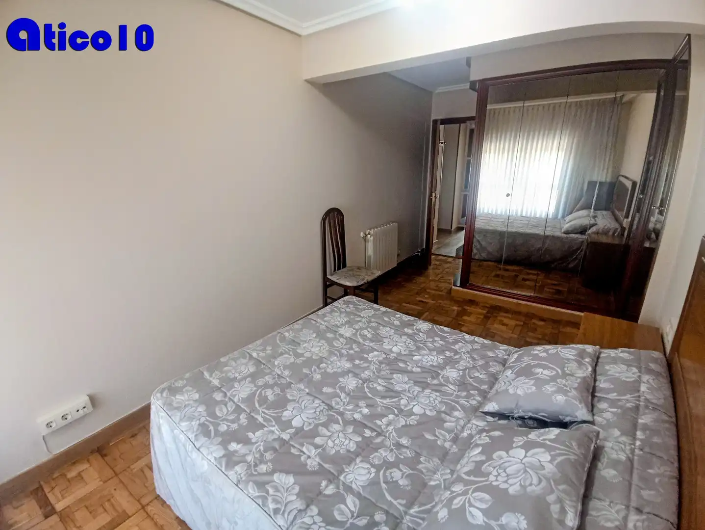 Schlafzimmer von Wohnung zur Miete in Oviedo  mit Heizung, Möbliert und Ofen