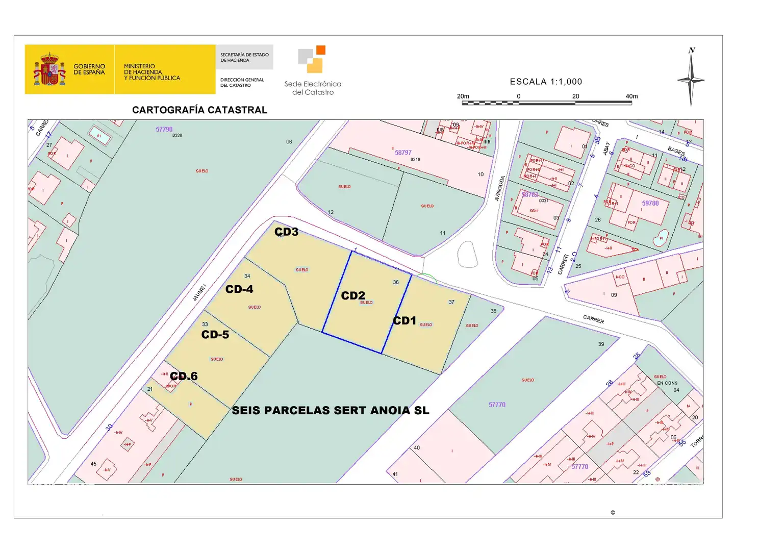 Terreno residencial en venta en Carrer Jaume I 30, imagen 4