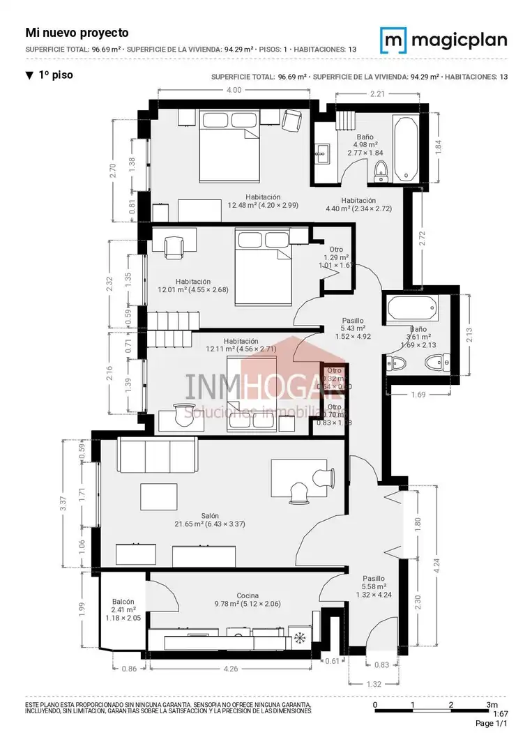 Flat with terrace for sale in Hervencias Altas - El Pinar, imagen 51
