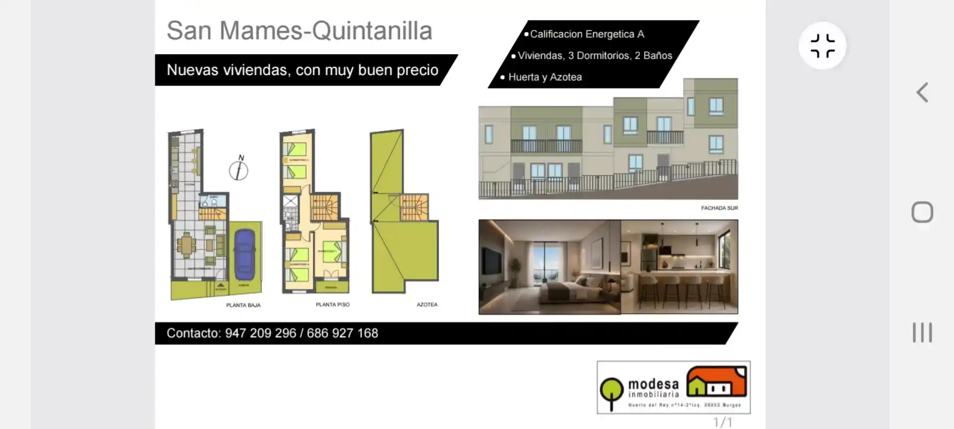 Piso en venta en San Mamés de Burgos, Burgos