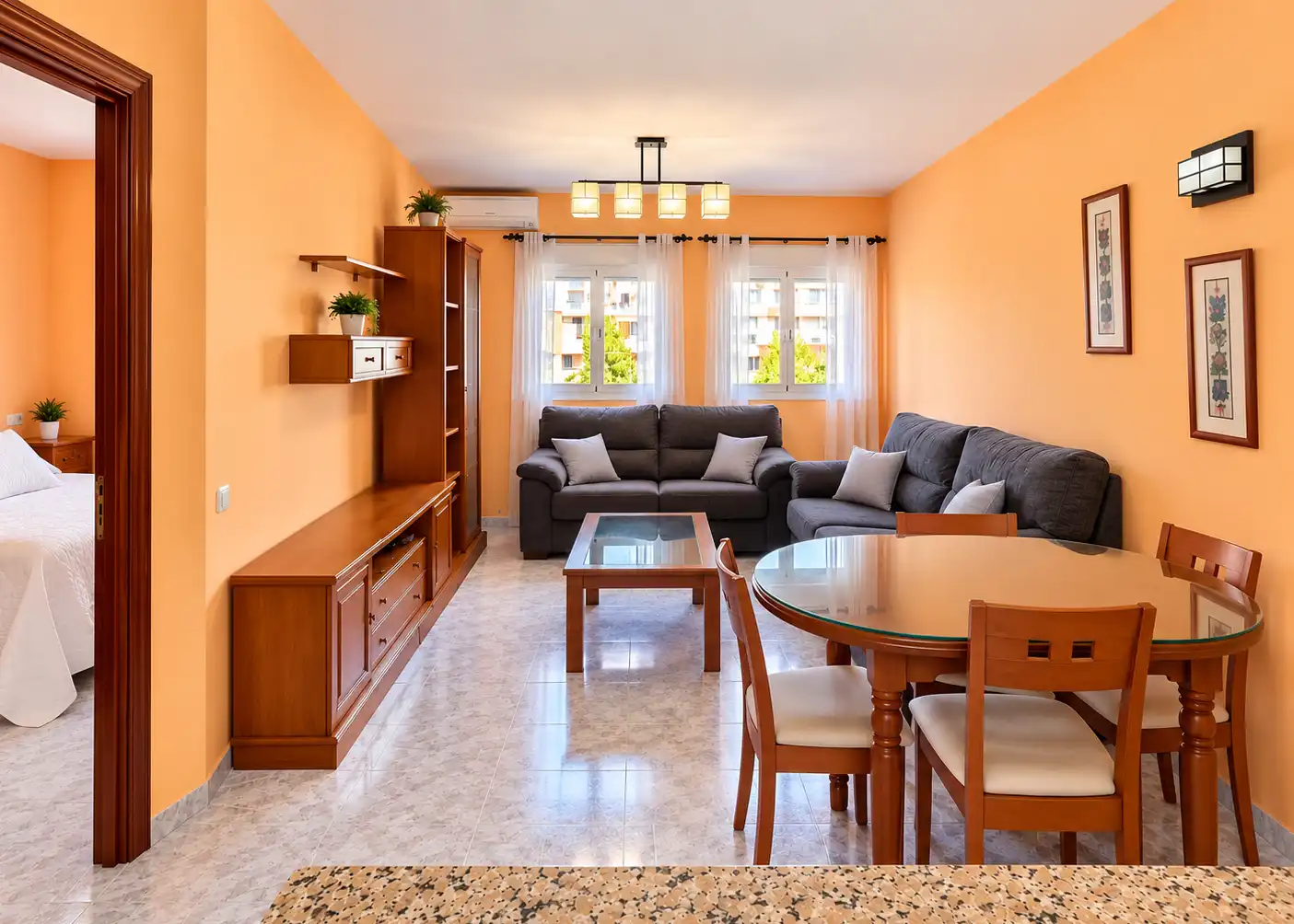 Sala de estar de Apartamento en venta en Playa del Rincón